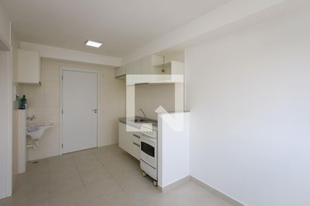 Sala/ Cozinha de apartamento para alugar com 1 quarto, 29m² em Jardim Mirante, São Paulo