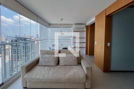 Sala de apartamento para alugar com 1 quarto, 54m² em Vila Nova Conceição, São Paulo