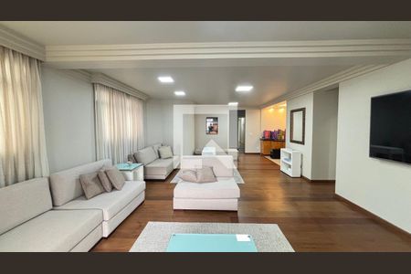 Sala - Sala de Estar de apartamento à venda com 4 quartos, 250m² em Vila Bastos, Santo André