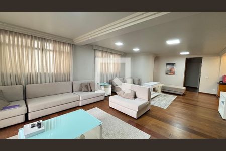 Sala - Sala de Estar de apartamento à venda com 4 quartos, 250m² em Vila Bastos, Santo André