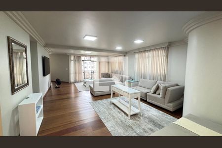 Sala - Sala de Estar de apartamento à venda com 4 quartos, 250m² em Vila Bastos, Santo André