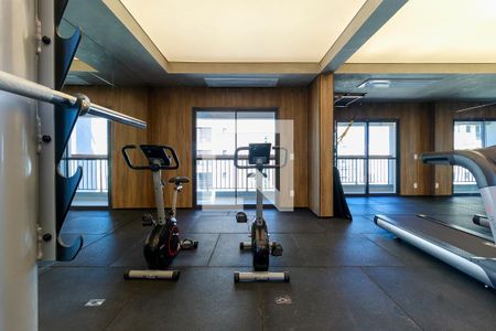 Studio para alugar com 24m², 0 quarto e sem vagaAcademia