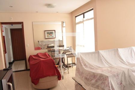sala de apartamento para alugar com 3 quartos, 116m² em Dona Clara, Belo Horizonte