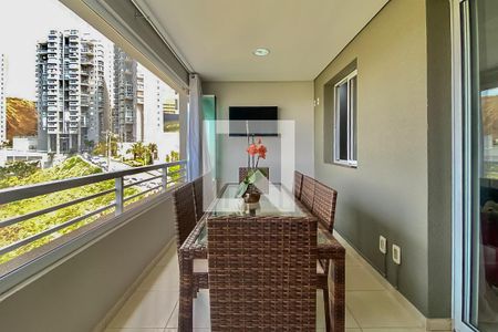 Varanda de apartamento à venda com 3 quartos, 100m² em Vila da Serra, Nova Lima