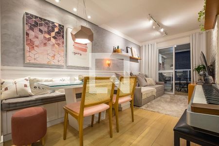 Sala/Cozinha de apartamento para alugar com 2 quartos, 55m² em Jardim Paulistano, São Paulo