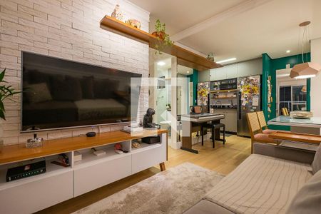 Sala/Cozinha de apartamento para alugar com 2 quartos, 55m² em Jardim Paulistano, São Paulo