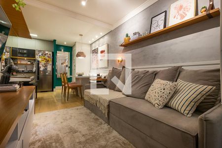 Sala/Cozinha de apartamento para alugar com 2 quartos, 55m² em Jardim Paulistano, São Paulo