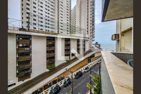 Vista da Sacada de apartamento para alugar com 2 quartos, 100m² em Jardim Astúrias, Guarujá