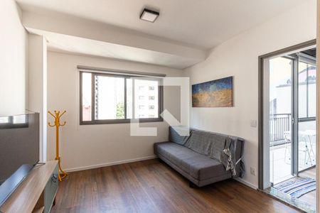 Sala de apartamento para alugar com 1 quarto, 54m² em República, São Paulo