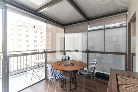 Varanda - Área Privativa de apartamento para alugar com 1 quarto, 54m² em República, São Paulo