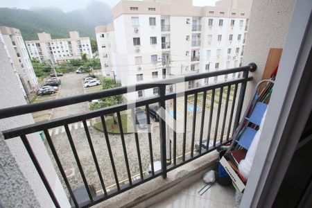 Varanda da Sala de apartamento à venda com 2 quartos, 46m² em Taquara, Rio de Janeiro