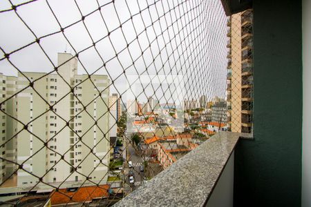 Varanda da sala de apartamento à venda com 3 quartos, 57m² em Vila Valparaiso, Santo André