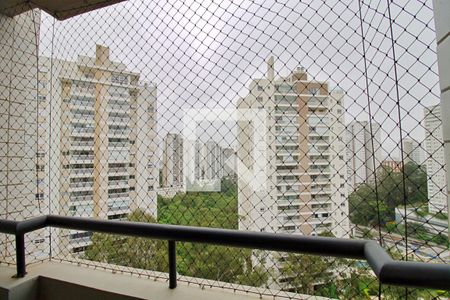 Varanda da Sala de apartamento à venda com 3 quartos, 104m² em Vila Andrade, São Paulo