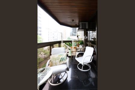 Varanda da sala  de apartamento à venda com 4 quartos, 191m² em Lagoa, Rio de Janeiro