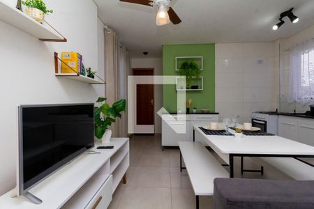 Sala de apartamento para alugar com 1 quarto, 30m² em Parque das Paineiras, São Paulo