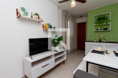 Sala de apartamento para alugar com 1 quarto, 30m² em Parque das Paineiras, São Paulo