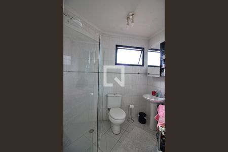 Banheiro do Quarto 1 - Suíte de apartamento à venda com 3 quartos, 87m² em Vila Lusitânia, São Bernardo do Campo