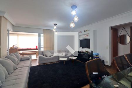 Sala de apartamento à venda com 3 quartos, 144m² em Campestre, Santo André