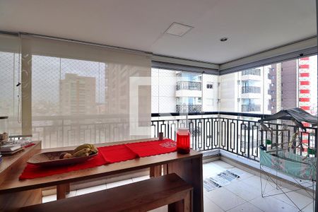 Varanda da Sala de apartamento à venda com 3 quartos, 144m² em Campestre, Santo André
