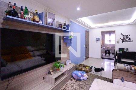 Sala de apartamento à venda com 3 quartos, 75m² em Vila das Merces, São Paulo