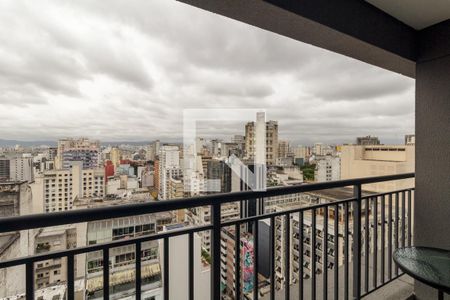 Studio à venda com 22m², 1 quarto e sem vagaVaranda