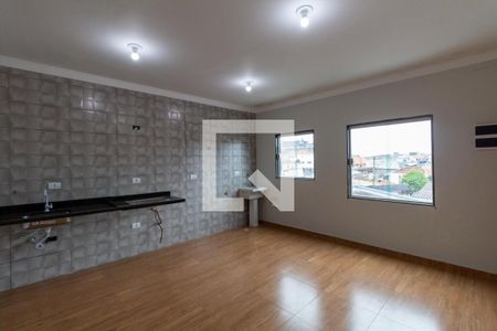Sala e Cozinha Integrada  de apartamento para alugar com 1 quarto, 38m² em Artur Alvim, São Paulo