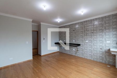Sala e Cozinha Integrada  de apartamento para alugar com 1 quarto, 38m² em Artur Alvim, São Paulo