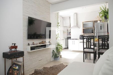 Sala de apartamento à venda com 4 quartos, 86m² em Floresta, Porto Alegre
