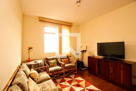 Sala  de apartamento à venda com 3 quartos, 140m² em Luxemburgo, Belo Horizonte