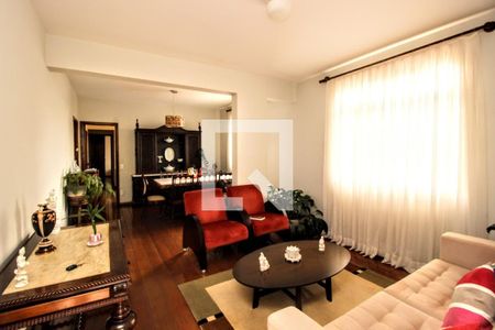 Sala  de apartamento à venda com 3 quartos, 140m² em Luxemburgo, Belo Horizonte