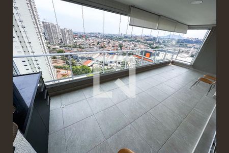 Varanda de apartamento à venda com 3 quartos, 134m² em Vila Anastácio, São Paulo