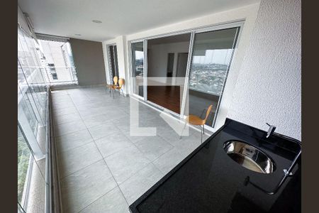 Varanda de apartamento para alugar com 3 quartos, 134m² em Vila Anastácio, São Paulo