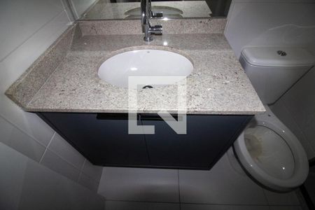 Banheiro de kitnet/studio para alugar com 1 quarto, 33m² em Brooklin, São Paulo