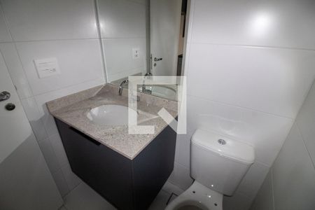 Banheiro de kitnet/studio para alugar com 1 quarto, 33m² em Brooklin, São Paulo
