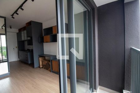 Studio para alugar com 33m², 1 quarto e sem vagaVaranda 
