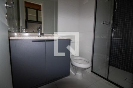 Banheiro de kitnet/studio para alugar com 1 quarto, 33m² em Brooklin, São Paulo