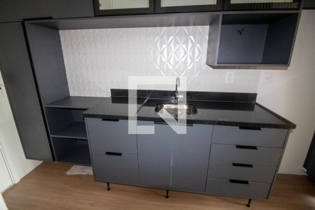 Cozinha de kitnet/studio para alugar com 1 quarto, 33m² em Brooklin, São Paulo