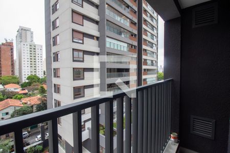Studio para alugar com 33m², 1 quarto e sem vagaVaranda 