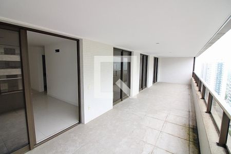 Varanda da Sala de apartamento para alugar com 3 quartos, 134m² em Barra da Tijuca, Rio de Janeiro