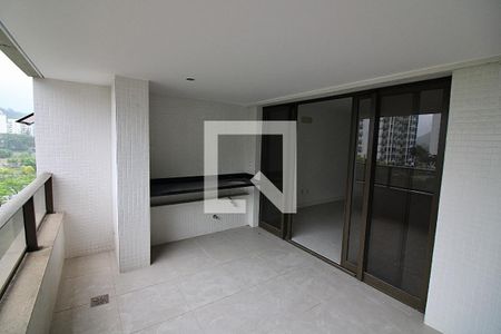 Varanda da Sala de apartamento para alugar com 3 quartos, 131m² em Barra da Tijuca, Rio de Janeiro
