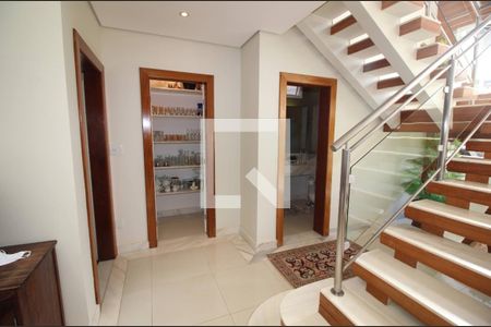 Escada - Louceiro - Lavabo de casa de condomínio à venda com 3 quartos, 450m² em Alphaville Nova Lima, Nova Lima
