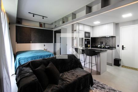 Sala/Suíte de apartamento à venda com 1 quarto, 44m² em Vila Olímpia, São Paulo