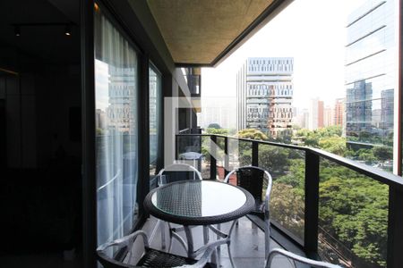 Varanda de apartamento à venda com 1 quarto, 44m² em Vila Olímpia, São Paulo