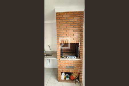 Área comum - Churrasqueira de apartamento para alugar com 1 quarto, 60m² em Embaré, Santos