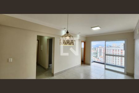 Sala de apartamento para alugar com 1 quarto, 60m² em Embaré, Santos