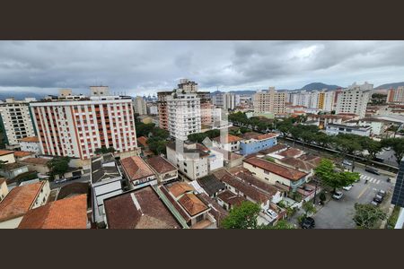 Vista da Sacada de apartamento para alugar com 1 quarto, 60m² em Embaré, Santos