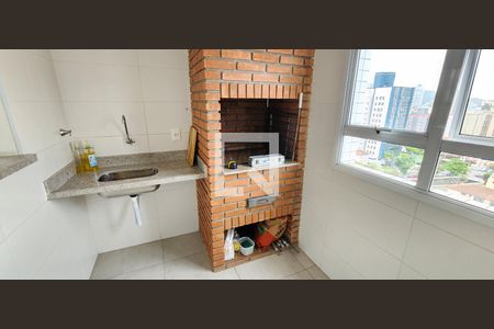 Área comum - Churrasqueira de apartamento para alugar com 1 quarto, 60m² em Embaré, Santos