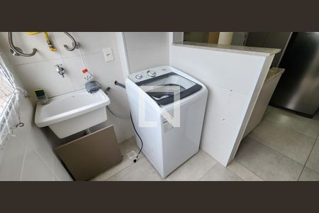 Área de Serviço de apartamento para alugar com 1 quarto, 60m² em Embaré, Santos