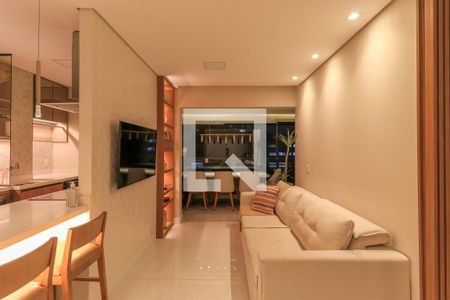 Sala de apartamento à venda com 2 quartos, 70m² em Chácara Santo Antônio (zona Sul), São Paulo
