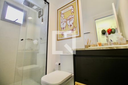 Banheiro da Suíte 1 de apartamento à venda com 1 quarto, 47m² em Vila Mariana, São Paulo